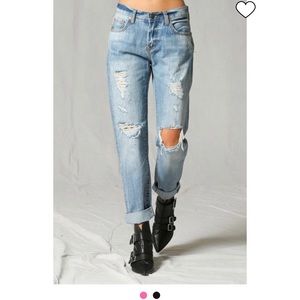 Blank Paige Denim Boyfriend Jeans